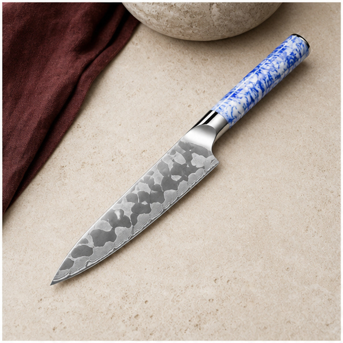 Couteau de chef 20 cm — Porcelaine Bleue