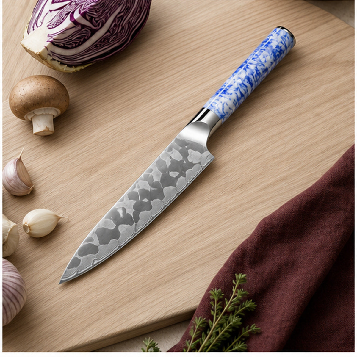 Couteau de chef 20 cm — Porcelaine Bleue