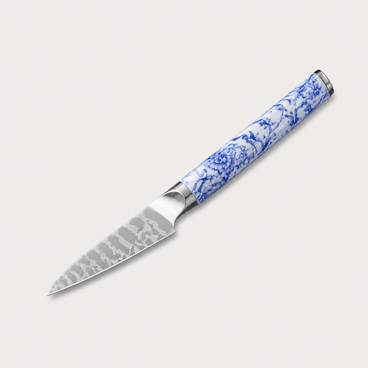 Couteau d’office Haganori Porcelaine Bleue, lame de 9 cm