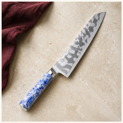 Couteau Kiritsuke 21,5 cm — Porcelaine Bleue