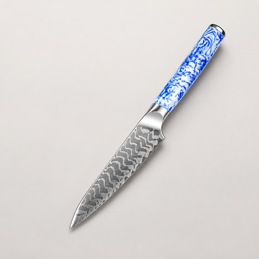 Couteau utilitaire Haganori Porcelaine Bleue, lame de 13 cm
