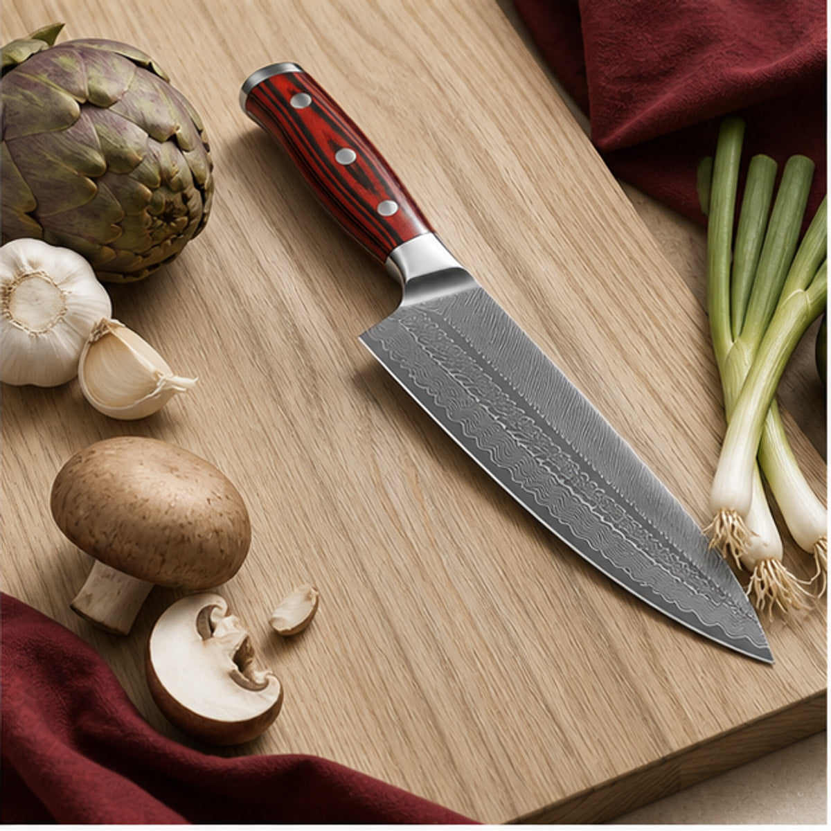 Couteau de chef 20 cm — Grenat
