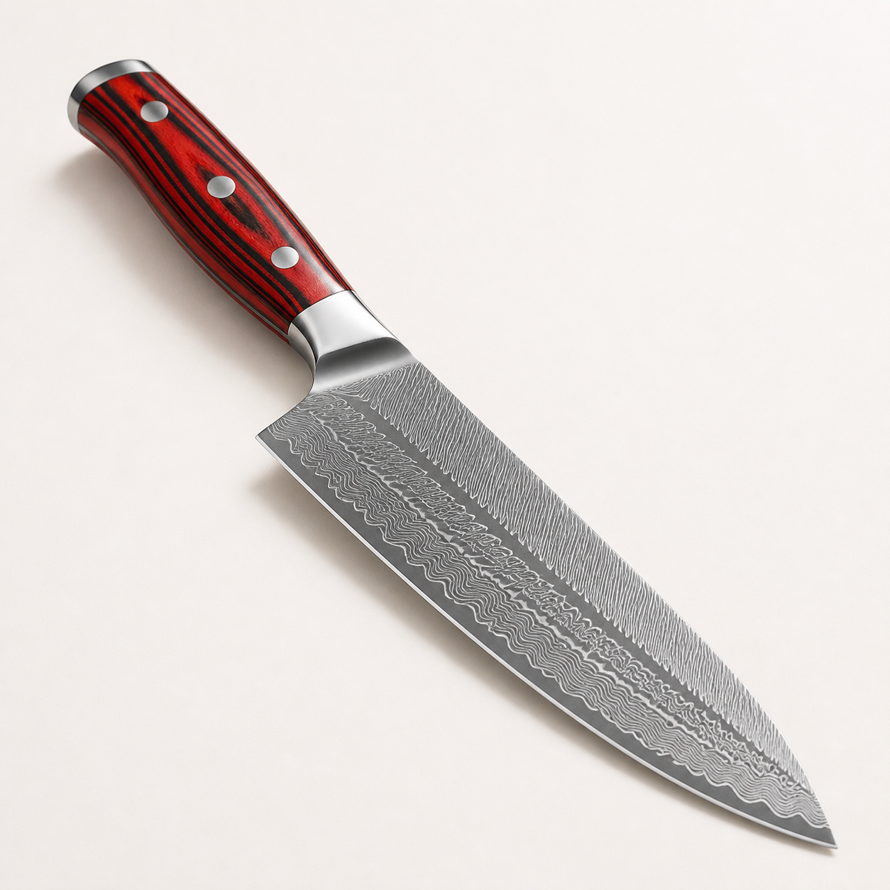 Couteau de chef Haganori Grenat, lame de 20 cm