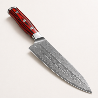 Couteau de chef Haganori Grenat, lame de 20 cm