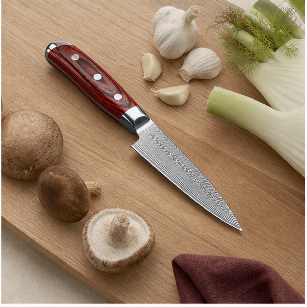 Couteau d’office 7,5 cm — Grenat