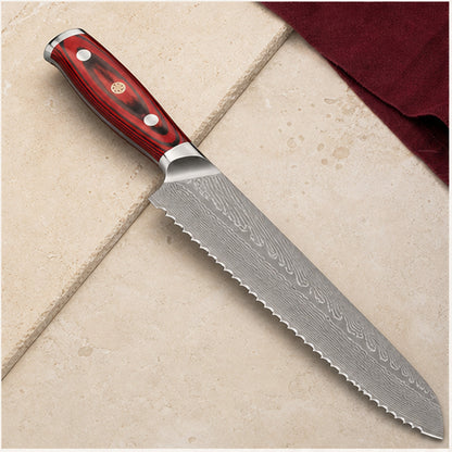 Couteau à pain 20 cm — Grenat