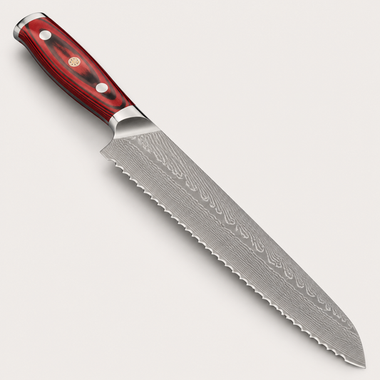 Couteau à pain Haganori Grenat, lame de 20 cm