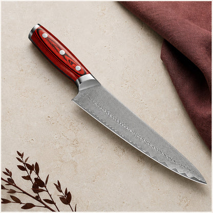 Couteau à trancher 20 cm — Grenat