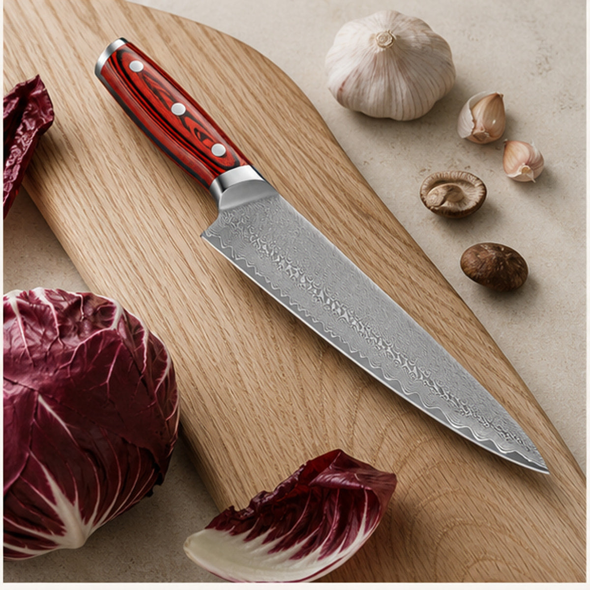 Couteau à trancher 20 cm — Grenat