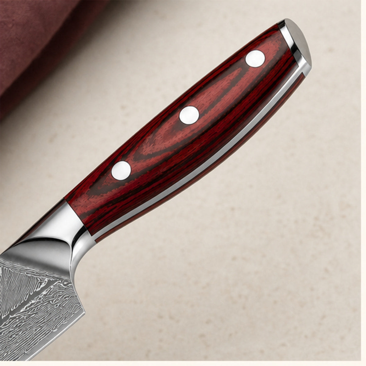 Couteau utilitaire 13 cm — Grenat