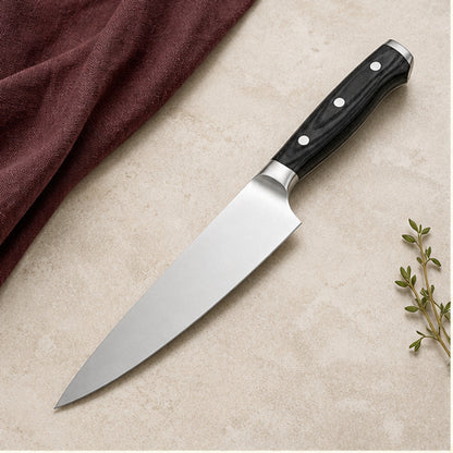 Couteau de chef 20 cm — Ébène Noir