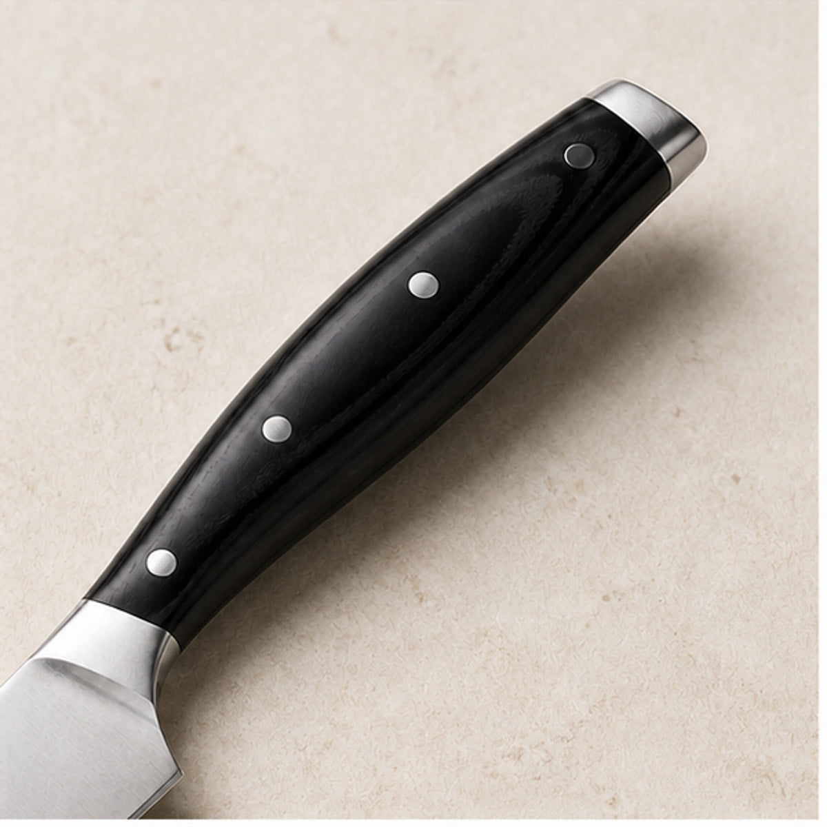 Couteau d’office 9 cm — Ébène Noir