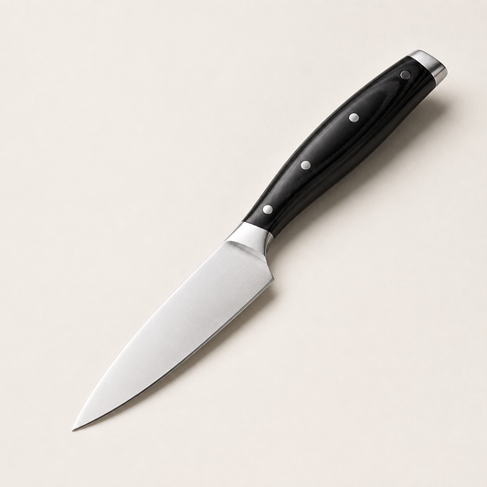 Couteau d’office Haganori Ébène Noir, lame de 9 cm