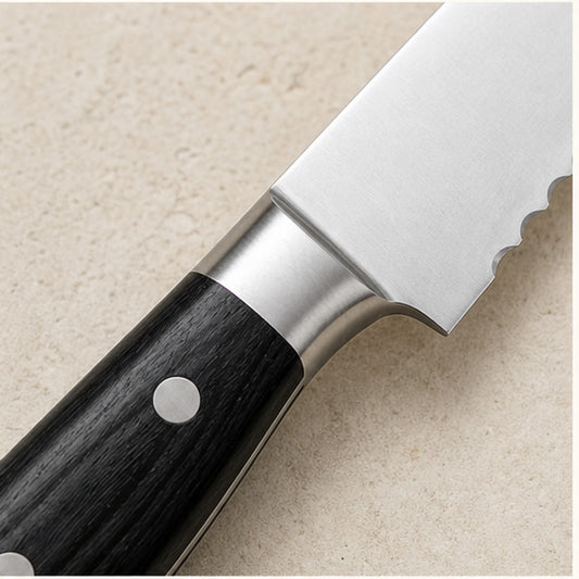 Couteau à pain 20 cm — Ébène Noir